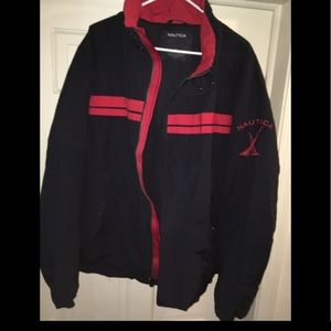 Blue and red nautica jacket.